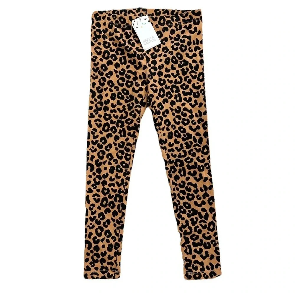 Harper Canyon Animal Print Leggings 6 7